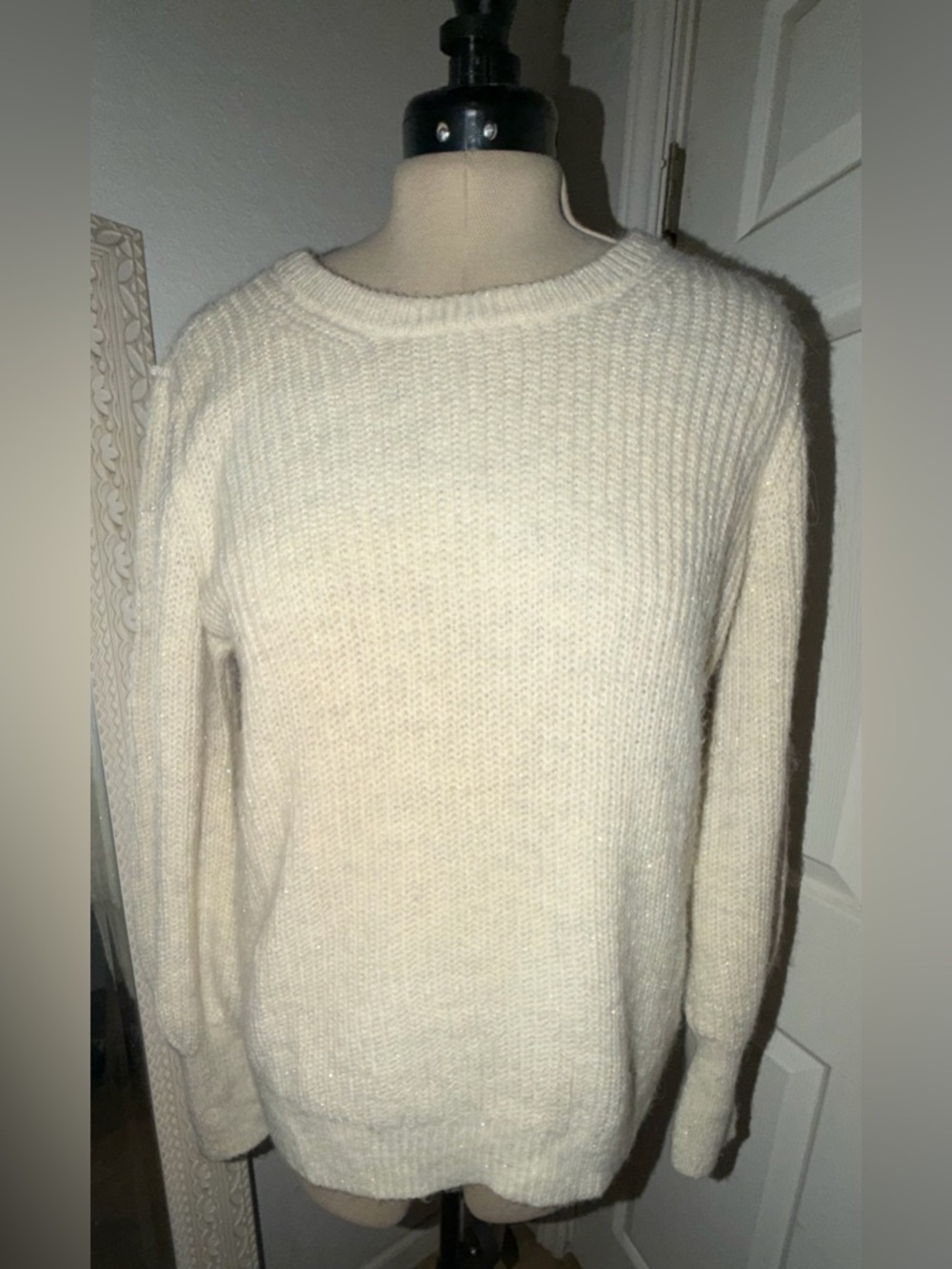 Michael Kors Ivory Crewneck Sweater
